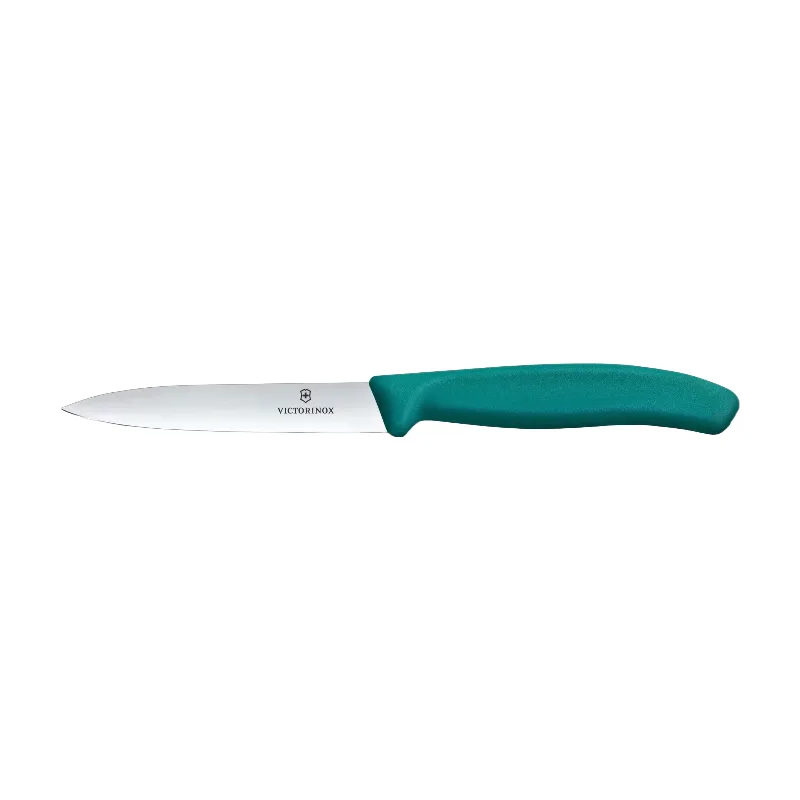Swiss Classic Gemüsemesser, 8 cm, glatte Schneide, Mittelspitz, Grün by Victorinox – product photo