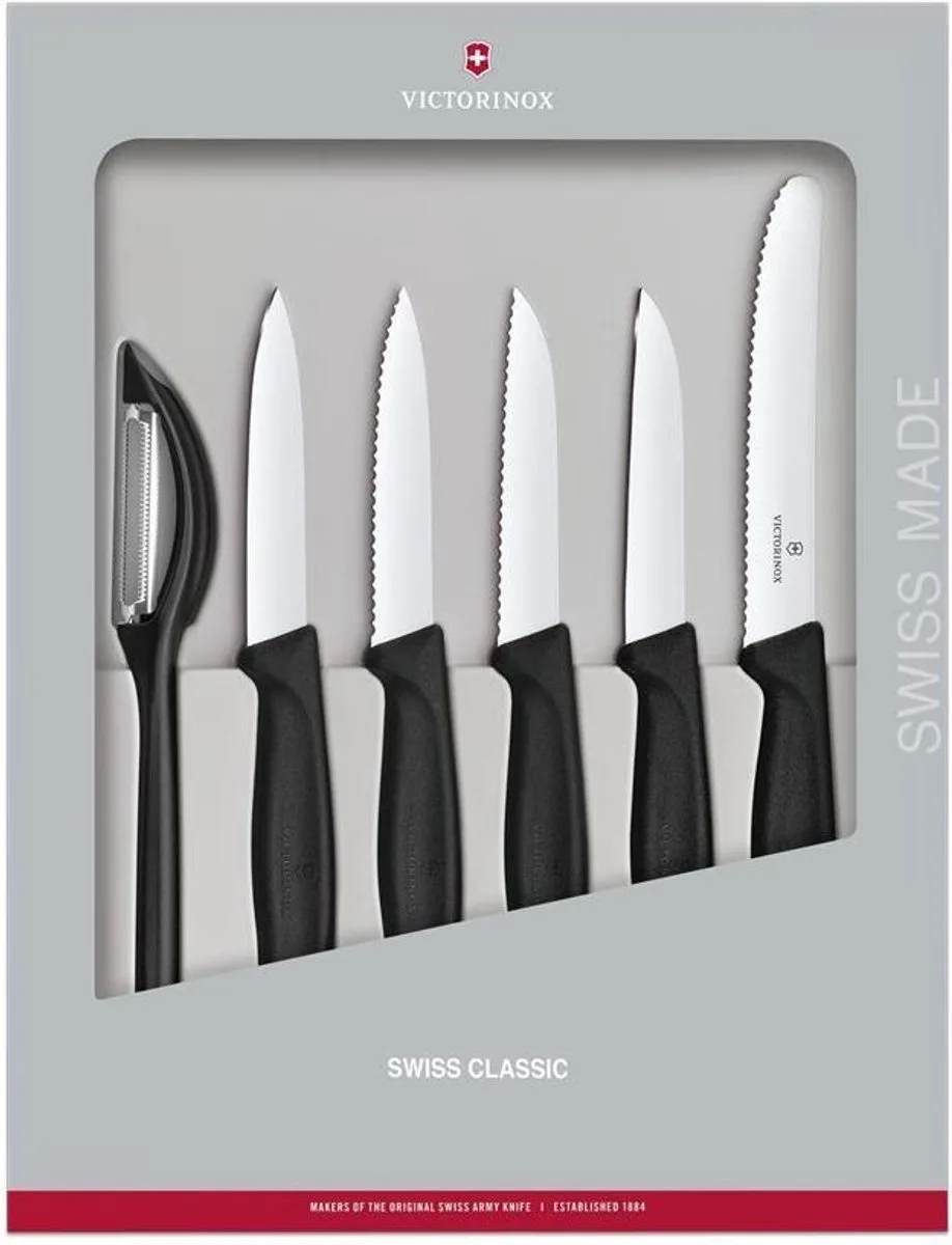 Swiss Classic groentemessen 6 stuks van Victorinox in Zwart – productfoto