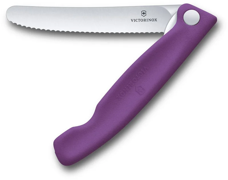 Swiss Classic tomatenmes inklapbaar - 11cm - Kartel fra Victorinox i Lilla – produktbillede