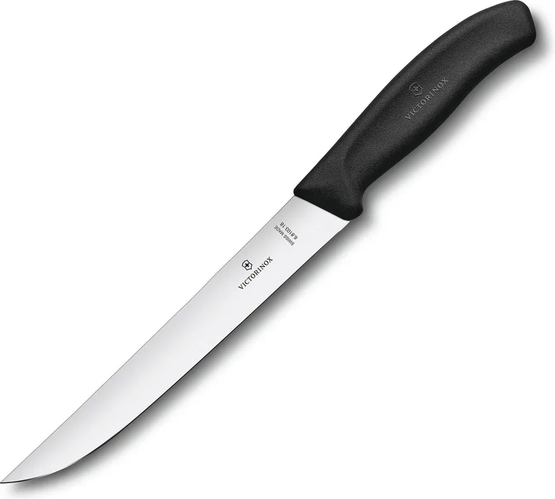 Swiss Classic vleesmes - 18cm - RVS/fibrox by Victorinox in Black – product photo