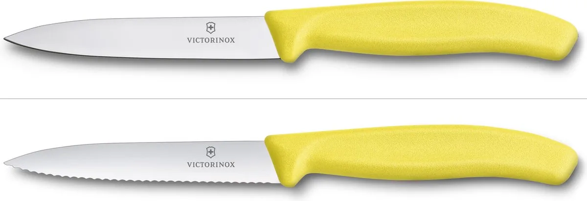 SwissClassic Officemes - 2 Stuks: Glad en Kartel från Victorinox i Gul – produktbild