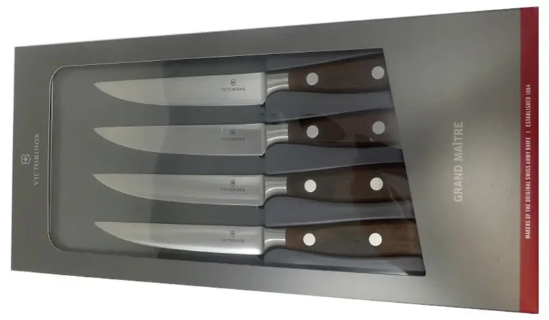 Victorinox 7.7240.4 Steakmessenset Lengte 12 cm från Victorinox i Brun – produktbild