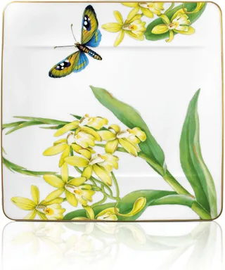 Amazonia - Ontbijtbord 23x23cm von Villeroy & Boch in Grün, Weiß, Gelb – Produktfoto 1 von 3