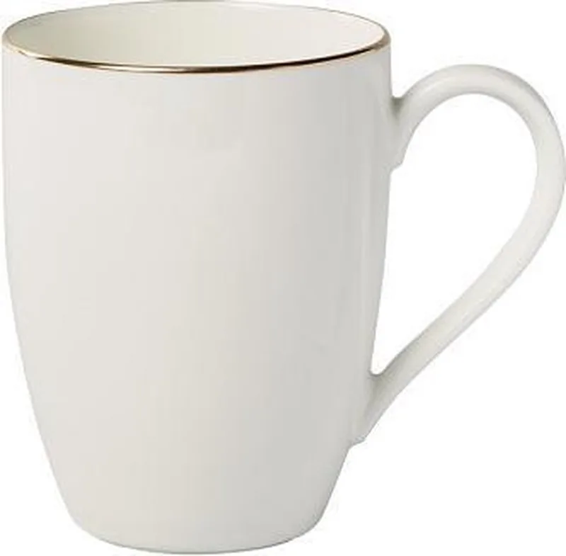 Anmut Gold - Beker met oor 0,35l de Villeroy & Boch en Blanc, Or – photo produit