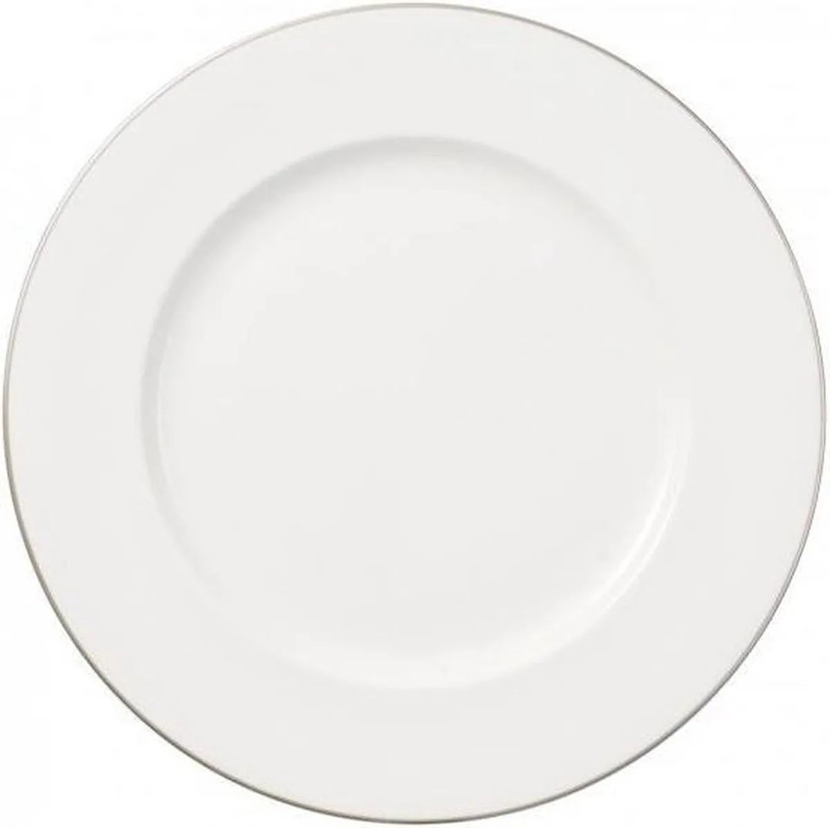 Anmut Platinum No.1 Groot plat bord 32cm by Villeroy & Boch in White – product photo