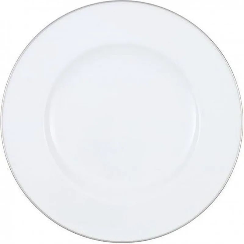 Anmut Platinum Plat Bord - nr1 - 27 cm de Villeroy & Boch en Argent, Blanc – photo produit