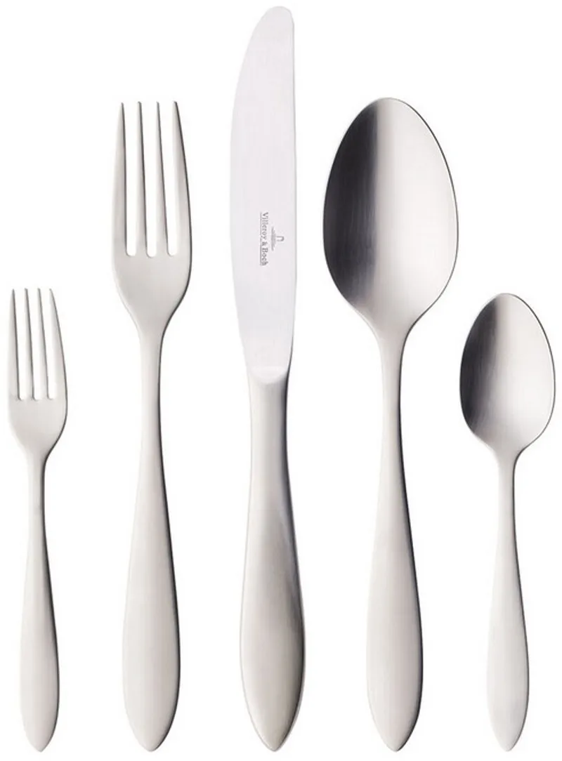 Arthur Bestekcassette - 30 delig - 44 x 28 x 5 cm - Geborsteld RVS de Villeroy & Boch en Argent – photo produit