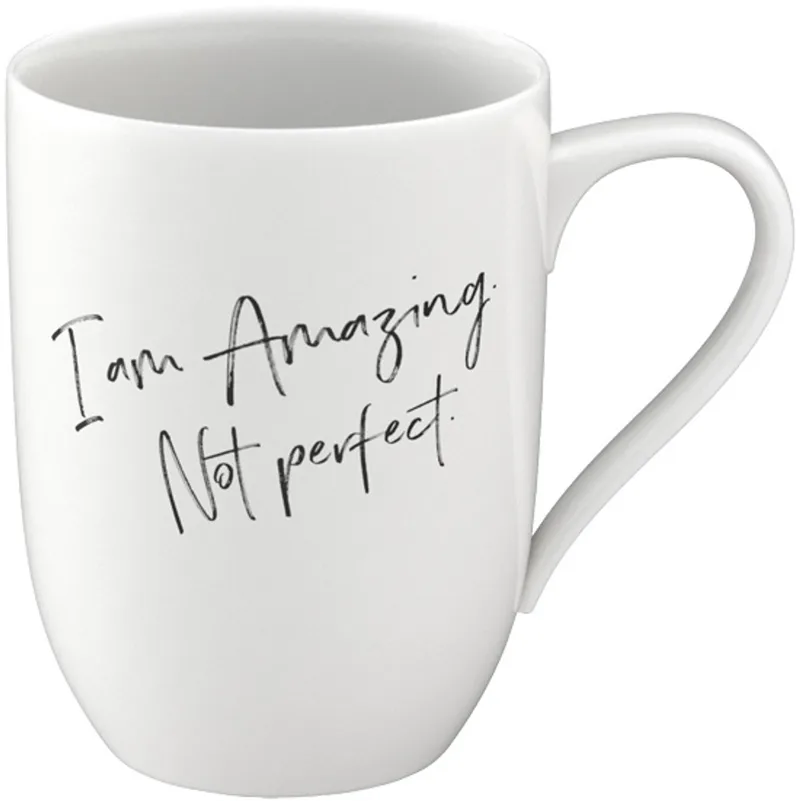 Becher 'Amazing. Not Perfect.' Statement 290 ml fra Villeroy & Boch i Wit-gekleurd – produktbillede