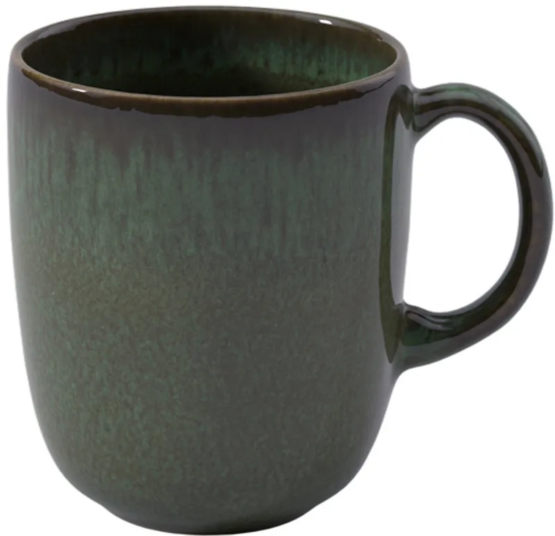 Becher mit Henkel Lave 400 ml by Villeroy & Boch in Green – product photo