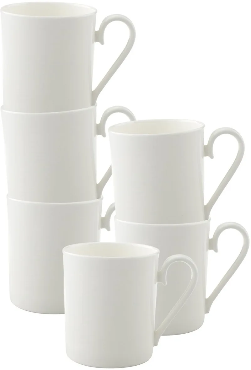 Becher mit Henkel Royal 230 ml Set van 6 by Villeroy & Boch in Wit-gekleurd – product photo