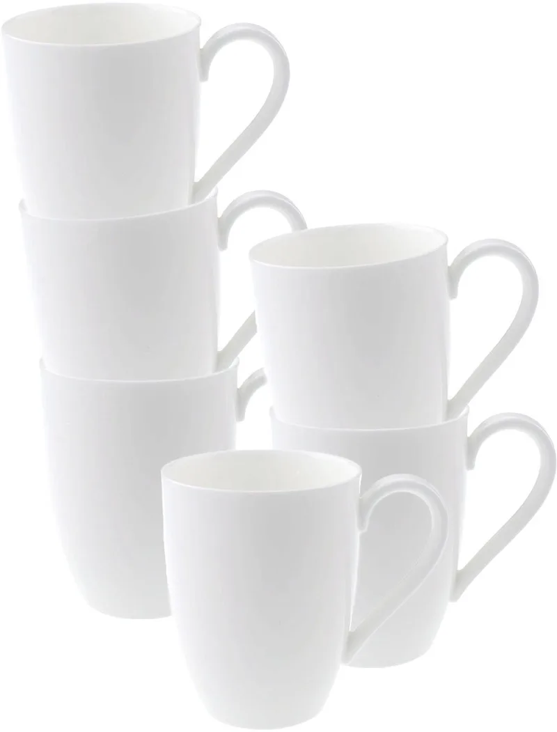 Becher mit Henkel Royal 300 ml Set van 6 by Villeroy & Boch in Wit-gekleurd – product photo