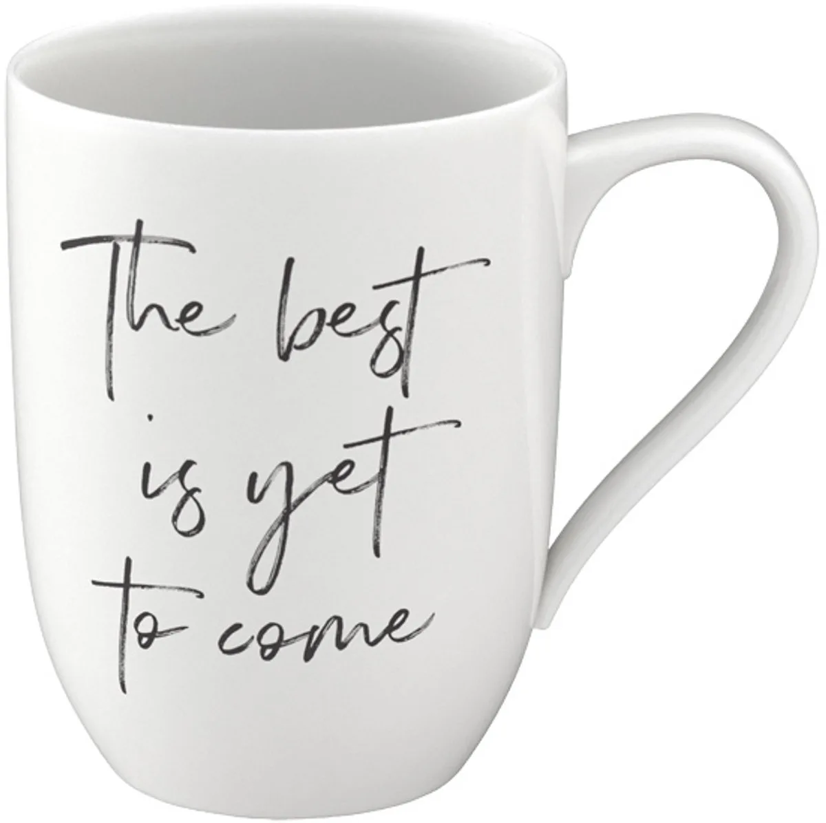 Becher mit Henkel 'The Best is yet to Come' Statement 290 ml de Villeroy & Boch en Wit-gekleurd – photo produit