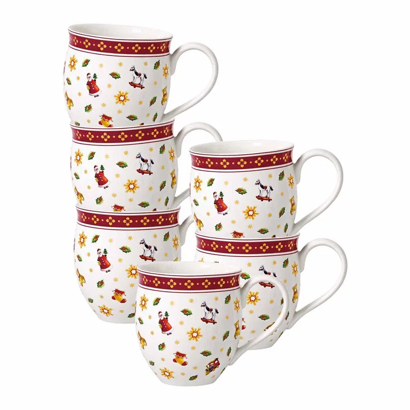 Becher mit Streumotiv Toy's Delight 390 ml Set van 6 van Villeroy & Boch in Gekleurd – productfoto