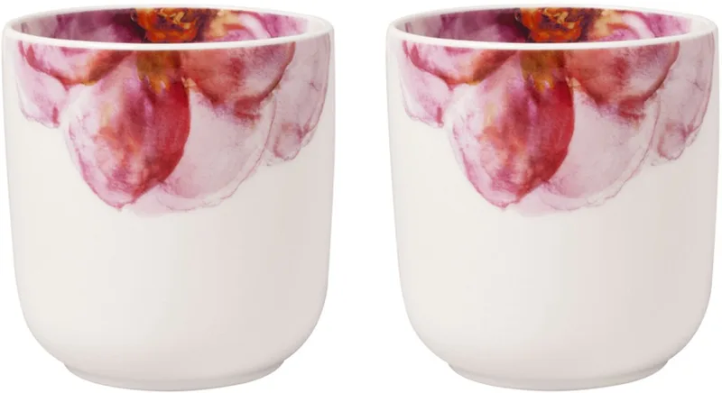 Becher Rose Garden 290 ml Set van 2 by Villeroy & Boch in Gekleurd – product photo