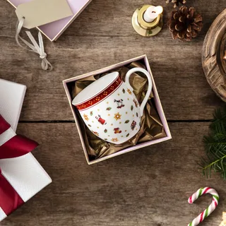 Bekers Toy’s Delight Beker - Met oor - Kerst van Villeroy & Boch in Wit – productfoto 1 van 4
