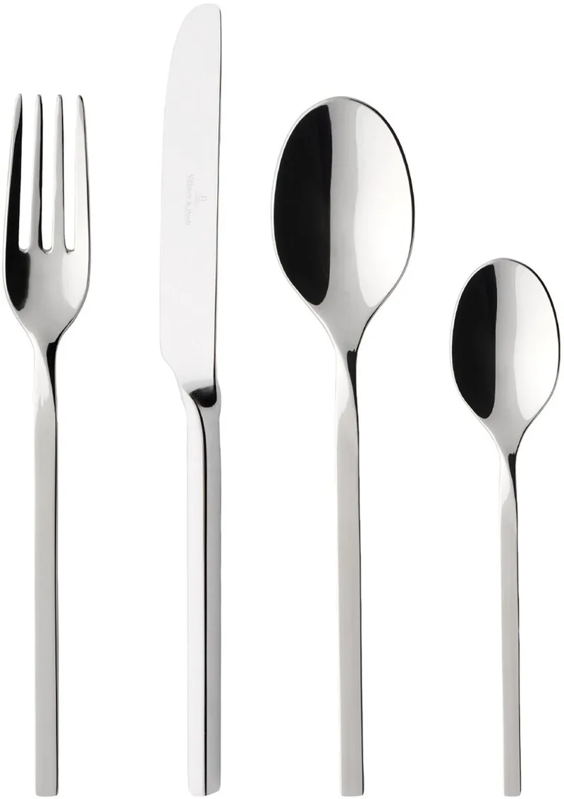 Bestekset NewWave - 24 delig / 6 personen von Villeroy & Boch in Silber – Produktfoto