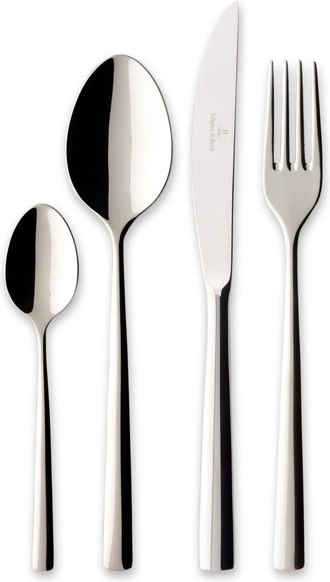 Bestekset Piemont - 60-delig von Villeroy & Boch in Silber – Produktfoto