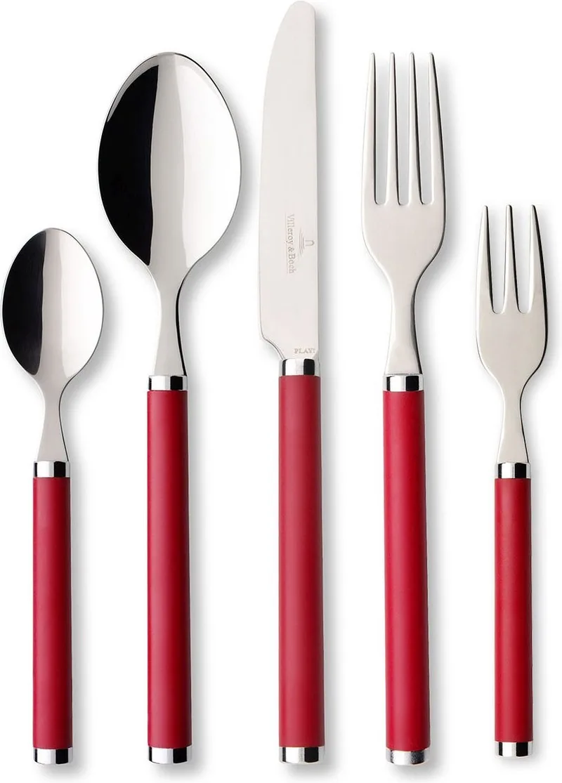 Bestekset Play! - 30 delig / 6 personen by Villeroy & Boch in Red Roses – product photo