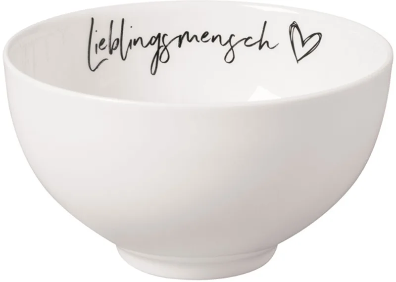 Bol Lieblingsmensch Statement ø 13,8 cm von Villeroy & Boch in Wit-gekleurd – Produktfoto