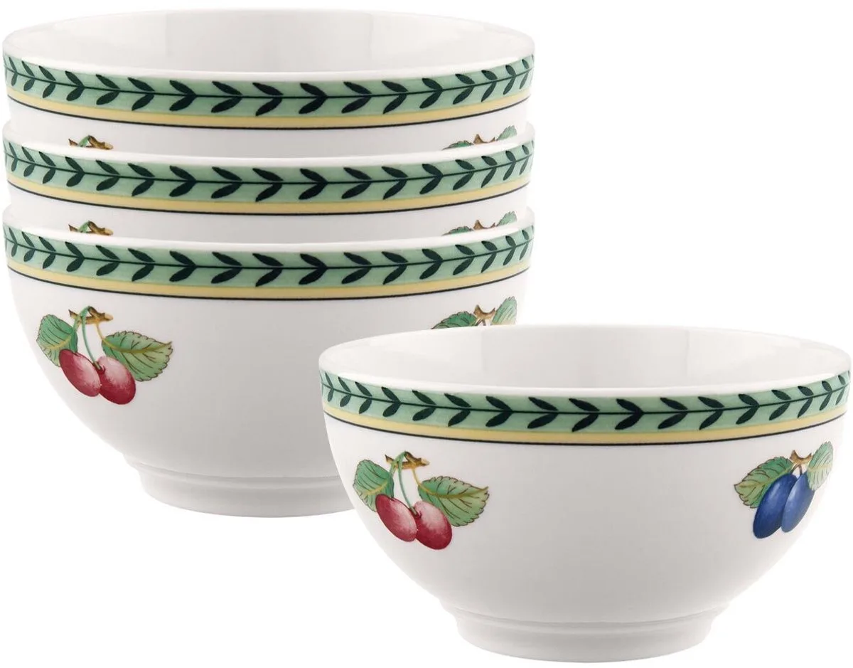 Bols French Garden Fleurence ø 14 cm Set van 4 von Villeroy & Boch in Gekleurd – Produktfoto