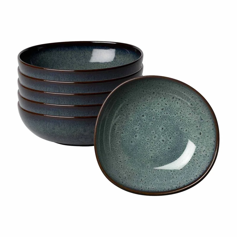 Bols Lave ø 17 cm Set van 6 by Villeroy & Boch in Grey – product photo