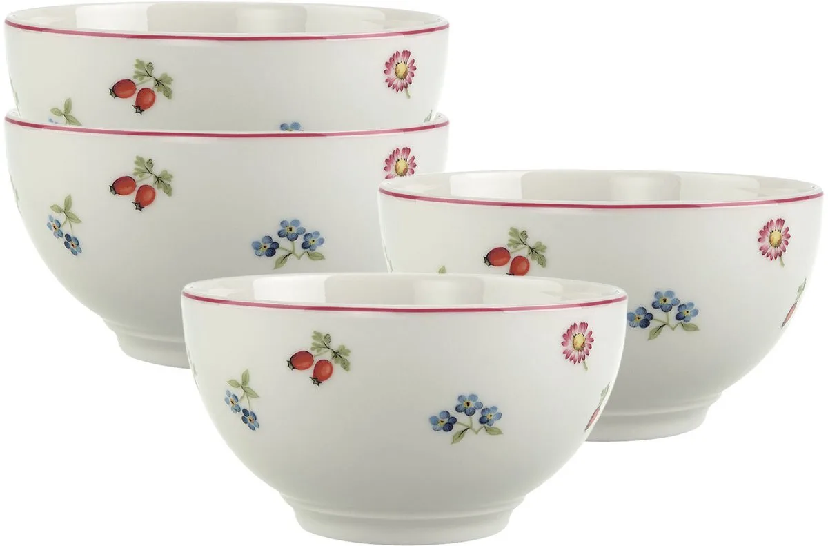 Bols Petite Fleur ø 14 cm Set van 4 de Villeroy & Boch en Wit-gekleurd – photo produit
