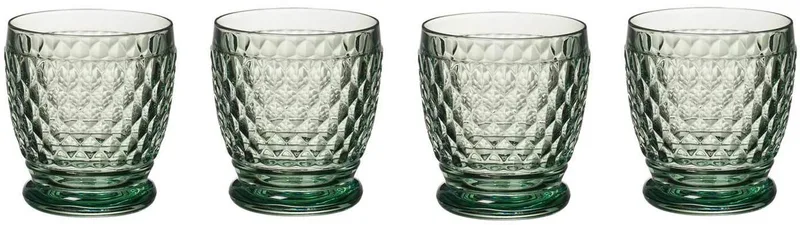 Boston Coloured Waterglas Groen 4 Stuks by Villeroy & Boch in Green – product photo