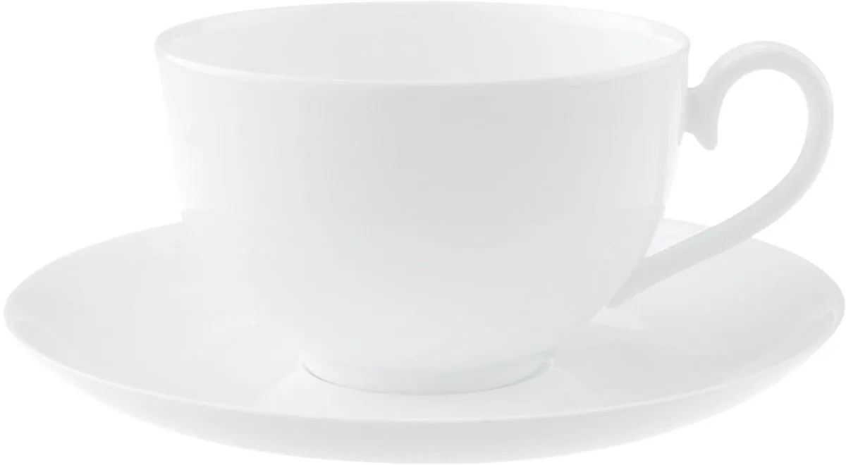 Café au Lait Tasse mit Untertasse Royal 400 ml de Villeroy & Boch en Wit-gekleurd – photo produit
