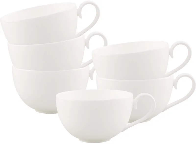 Café au lait Tasse Royal 370 ml Set van 6 by Villeroy & Boch in Wit-gekleurd – product photo