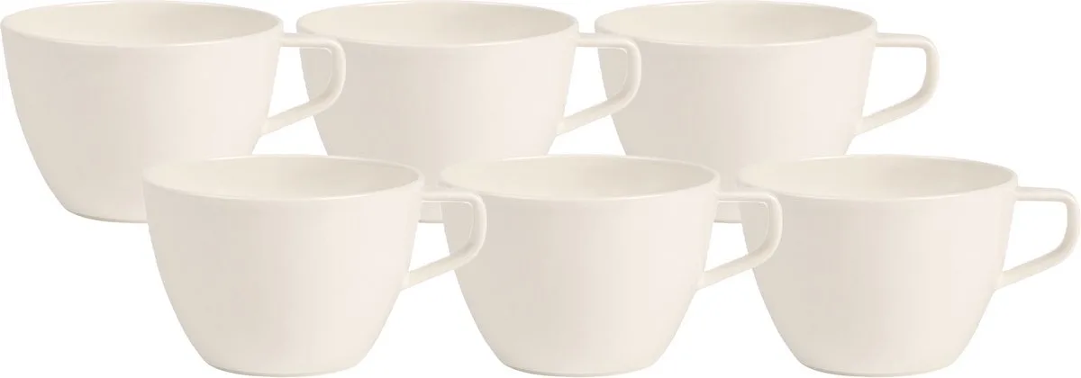 Café au Lait Tassen Artesano Original 260 ml Set van 6 de Villeroy & Boch en Wit-gekleurd – photo produit