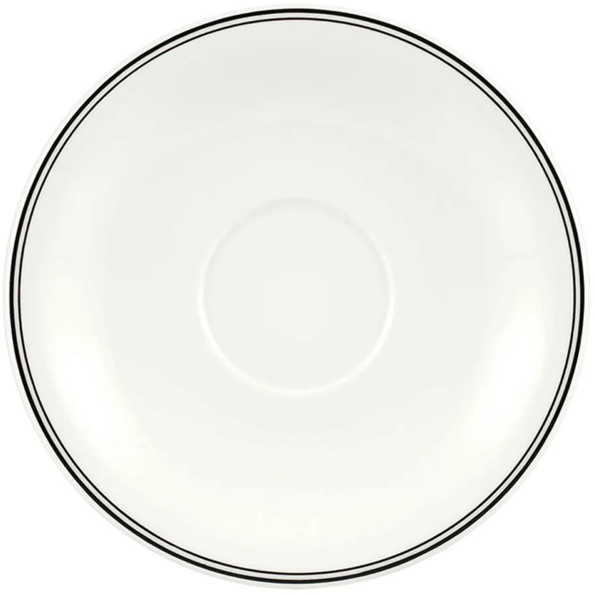 Café au lait Untertasse Charme & Breakfast Design Naif ø 19,5 cm van Villeroy & Boch in Weiß-bunt – productfoto