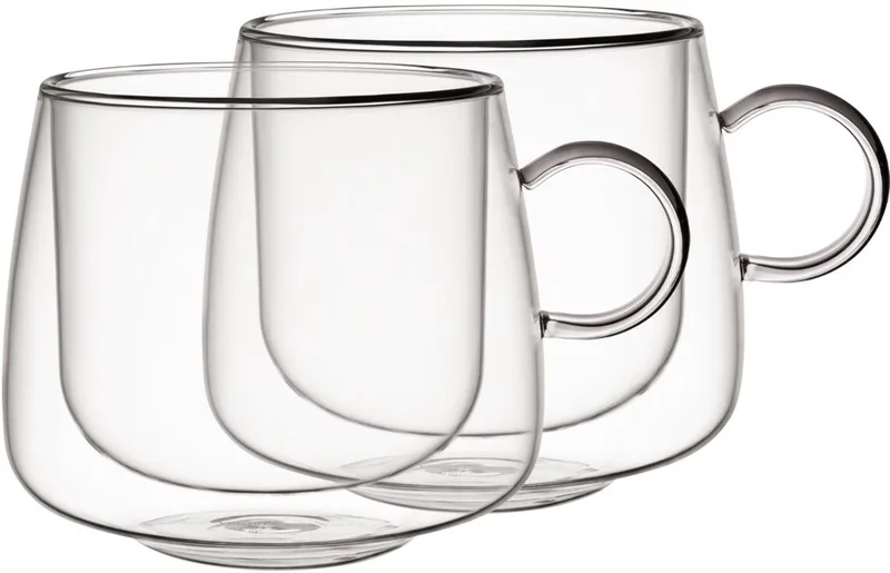 Cappuccino-Gläser Artesano Hot & Cold 250 ml Set van 2 von Villeroy & Boch in Transparent – Produktfoto