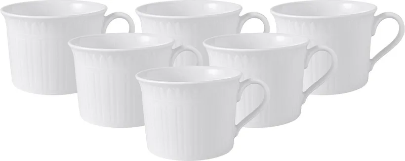 Cappuccinotasse Cellini 270 ml Set van 6 by Villeroy & Boch in Wit-gekleurd – product photo