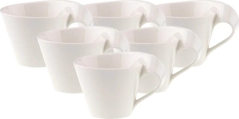 Cappuccinotasse NewWave Caffe 250 ml Set van 6 von Villeroy & Boch in Wit-gekleurd – Produktfoto