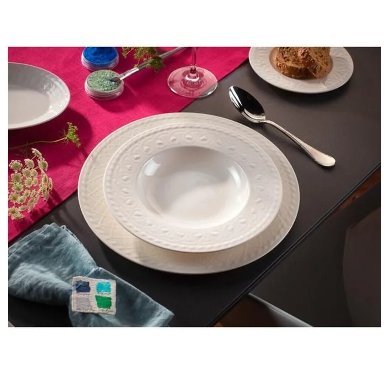 Cellini - Diep bord 24cm by Villeroy & Boch in White – product photo 2 of 4