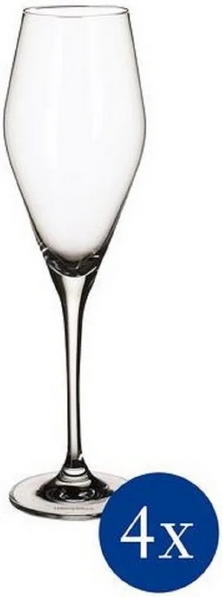 Champagneglazen - Flutes - La Divina - 260 ml - 4 stuks by Villeroy & Boch in Transparent – product photo 2 of 3