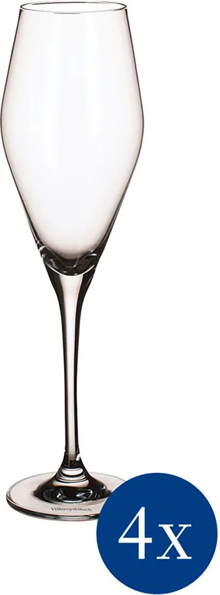 Champagneglazen - Flutes - La Divina - 260 ml - 4 stuks by Villeroy & Boch in Transparent – product photo 1 of 3