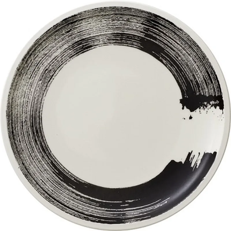 Coffee Passion Awake - Ontbijtbord set/2 från Villeroy & Boch i Svart, Vit – produktbild