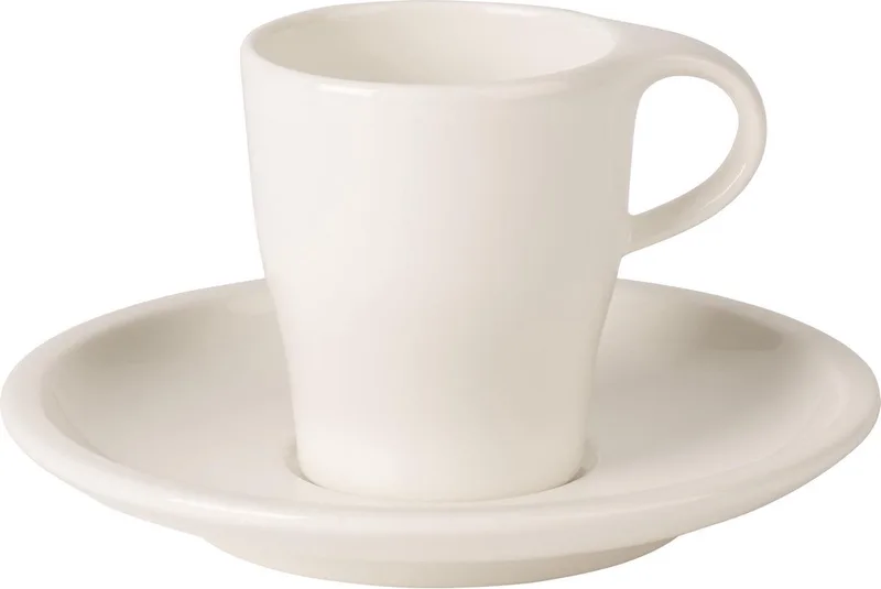 Coffee Passion Espressokopje met schotel 2-delig by Villeroy & Boch in White – product photo