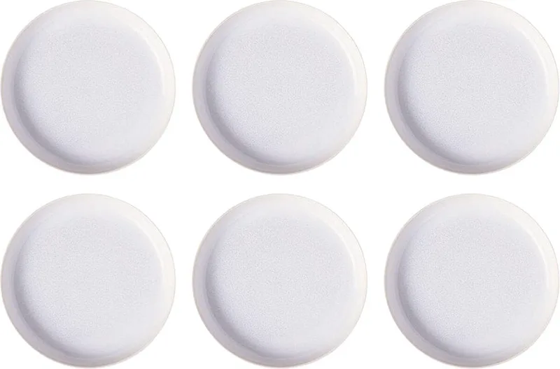 Crafted Cotton Diepe borden 6 stuks 21.5cm by Villeroy & Boch in White – product photo