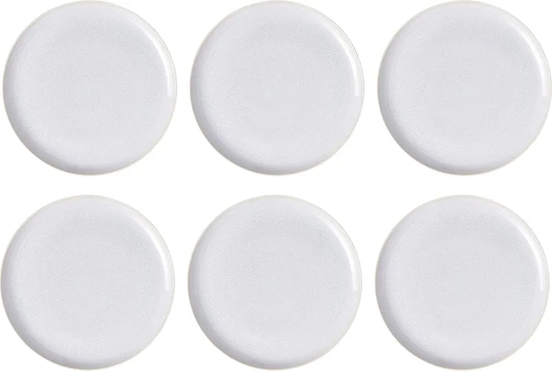 Crafted Cotton Dinerborden 6 stuks 26cm by Villeroy & Boch in White – product photo