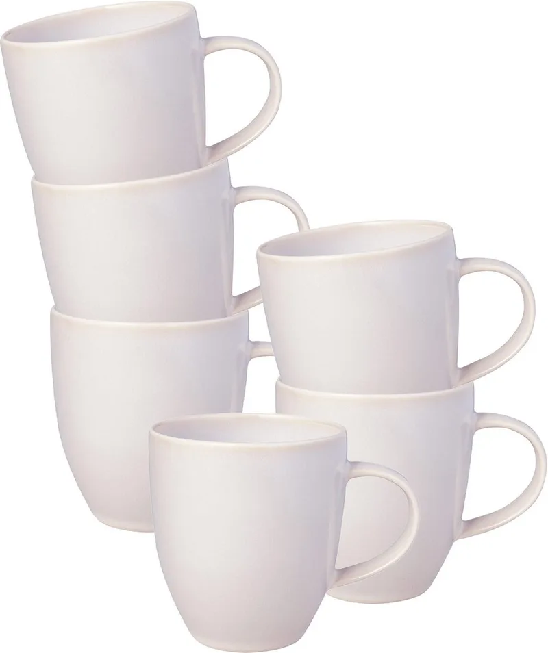 Crafted Cotton Mokken 6 stuks 0.35l de Villeroy & Boch en Blanc – photo produit