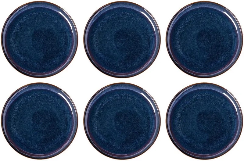 Crafted Denim Dinerborden 6 stuks 26cm by Villeroy & Boch in Blue – product photo