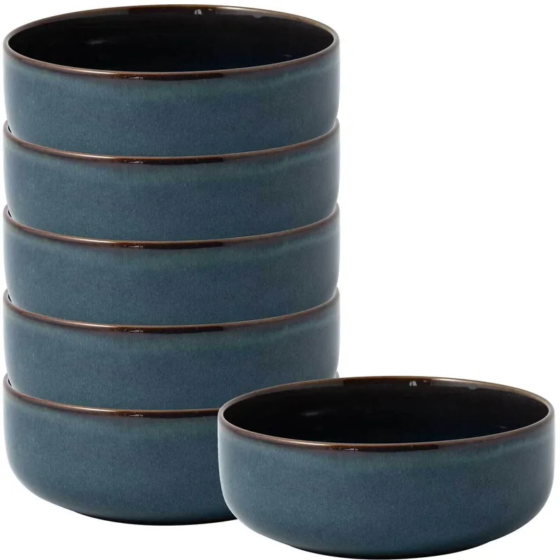 Crafted Denim Kommen 6 stuks 16cm by Villeroy & Boch in Blue – product photo