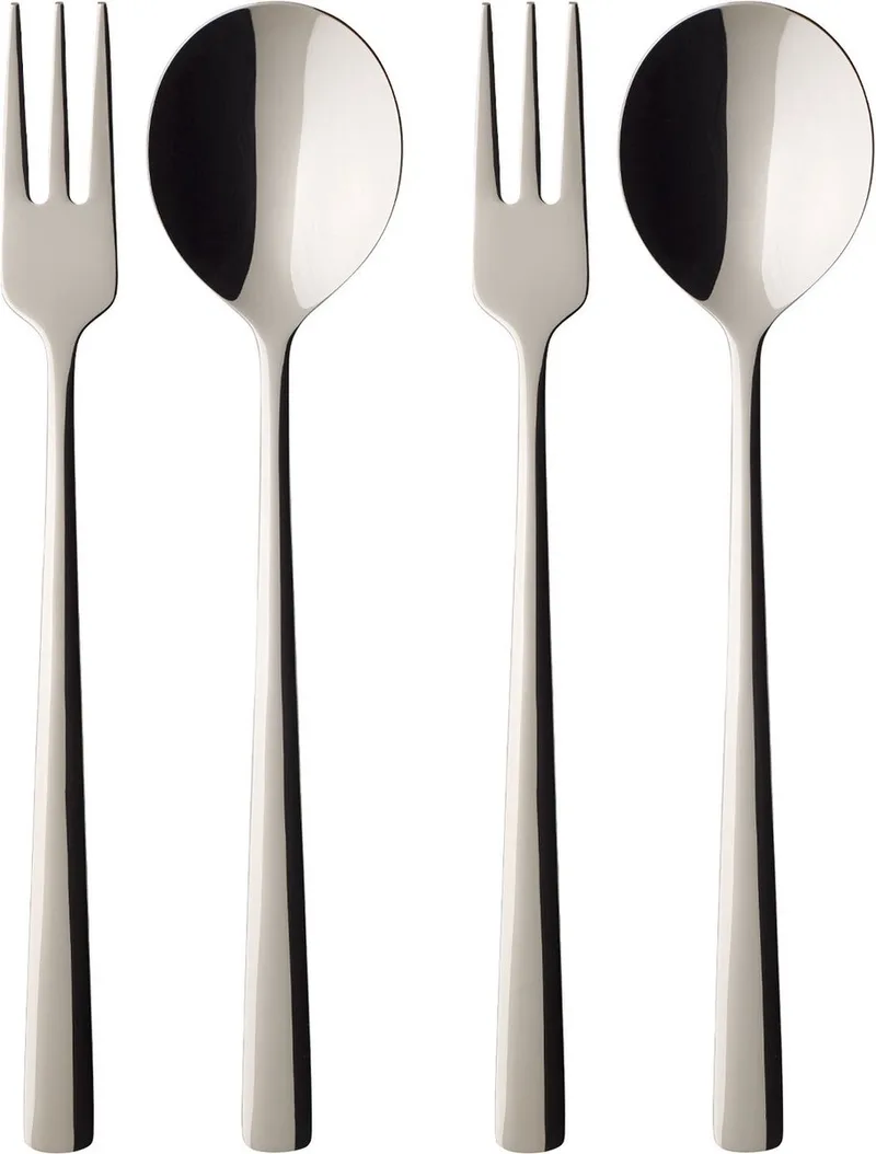 Daily Line Spaghetti Bestekset 4-delig - rvs by Villeroy & Boch in Silver – product photo