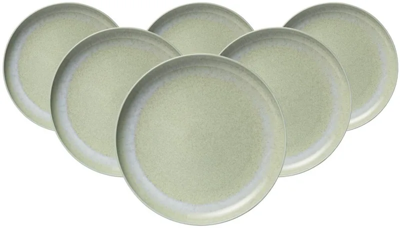 Dessertteller Perlemor Alga ø 20,1 cm Set van 6 by Villeroy & Boch in Green – product photo