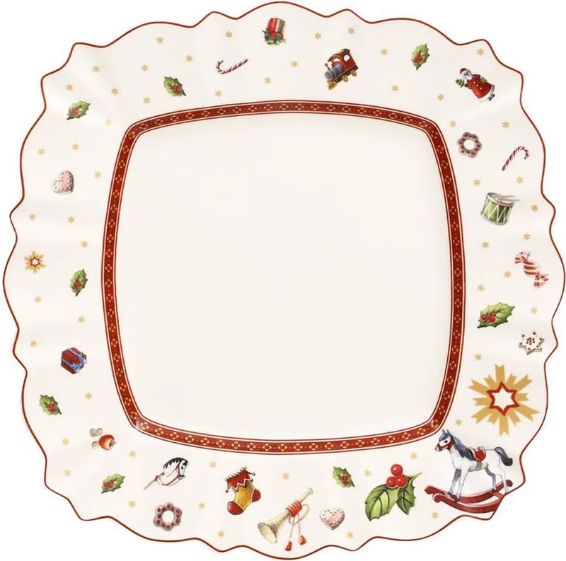 Dinerbord Toy's Delight - 28 x 28 cm från Villeroy & Boch i Vit – produktbild