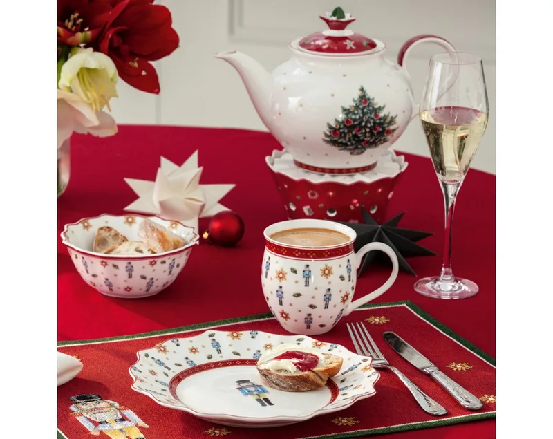 Dinerbord Toy's Delight - 28 x 28 cm van Villeroy & Boch in Wit – productfoto 5 van 5