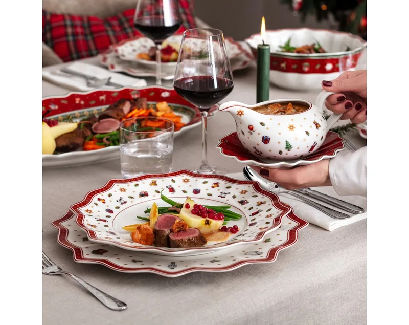 Dinerbord Toy's Delight - 28 x 28 cm van Villeroy & Boch in Wit – productfoto 3 van 5