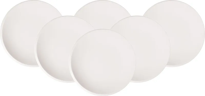 Dinerbord Villeroy & Boch NewMoon Set van 4 von Villeroy & Boch in Weiß – Produktfoto
